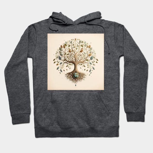 Tree of Life - Designs for a Green Future Hoodie by Greenbubble